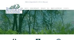 Desktop Screenshot of bluegrassfootcenters.com